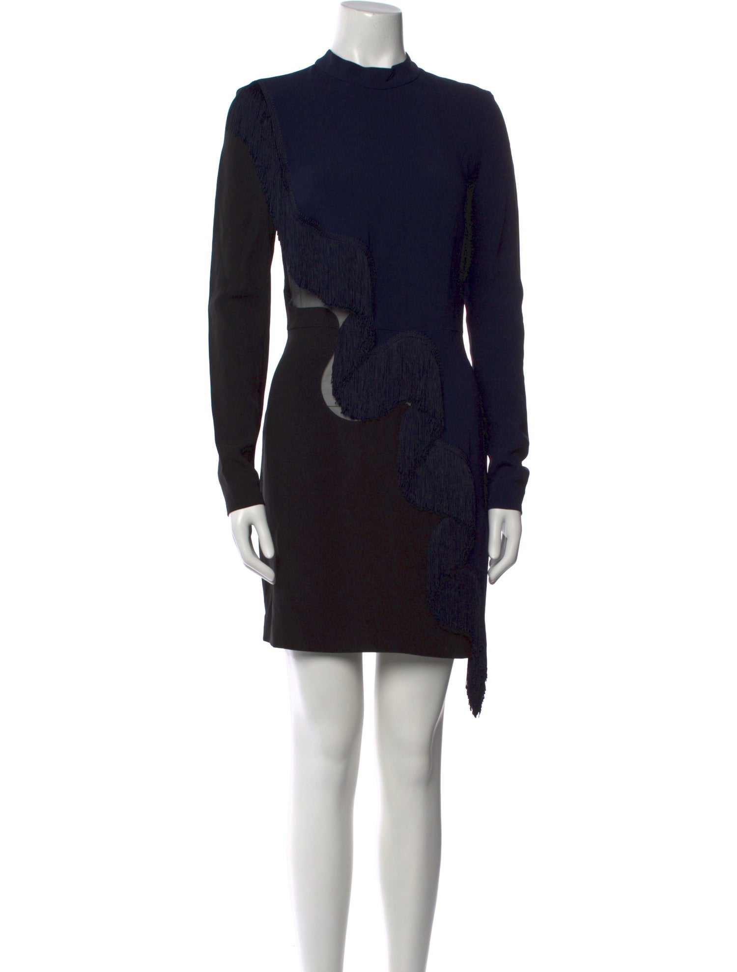 Stella McCartney Mock Neck Knee-Length Dress