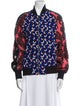 Stella McCartney Silk Printed Bomber Jacket