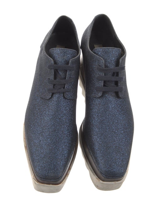 Stella McCartney Glitter Glitter Accents Wedge Sneakers