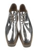 Stella McCartney Patent Leather Wedge Sneakers