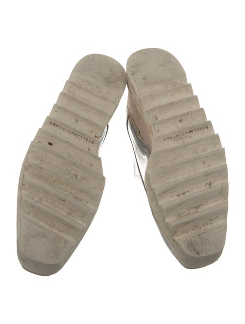 Stella McCartney Patent Leather Wedge Sneakers