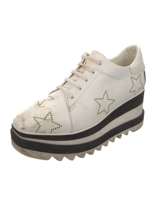 Stella McCartney Vegetarian Leather Lasercut Accents Chunky Sneakers