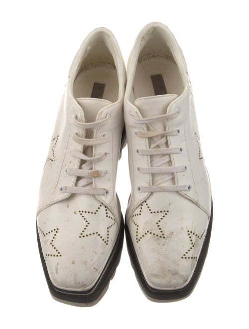 Stella McCartney Vegetarian Leather Lasercut Accents Chunky Sneakers