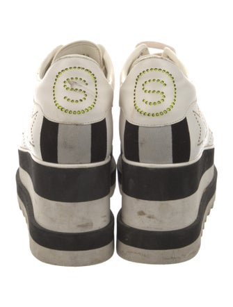 Stella McCartney Vegetarian Leather Lasercut Accents Chunky Sneakers