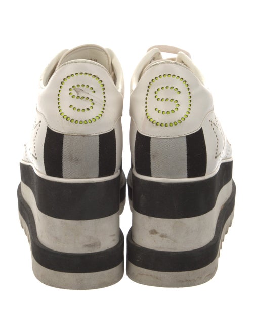Stella McCartney Vegetarian Leather Lasercut Accents Chunky Sneakers