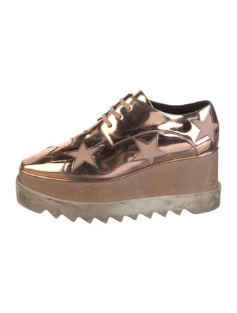Stella McCartney Vegetarian Patent Leather Chunky Sneakers