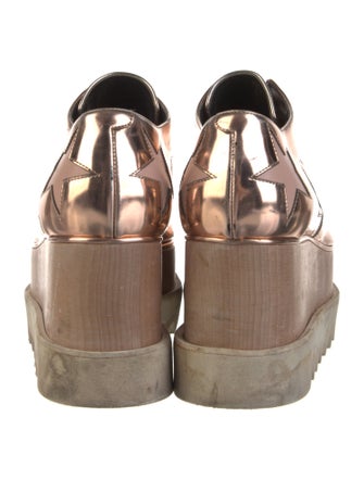 Stella McCartney Vegetarian Patent Leather Chunky Sneakers