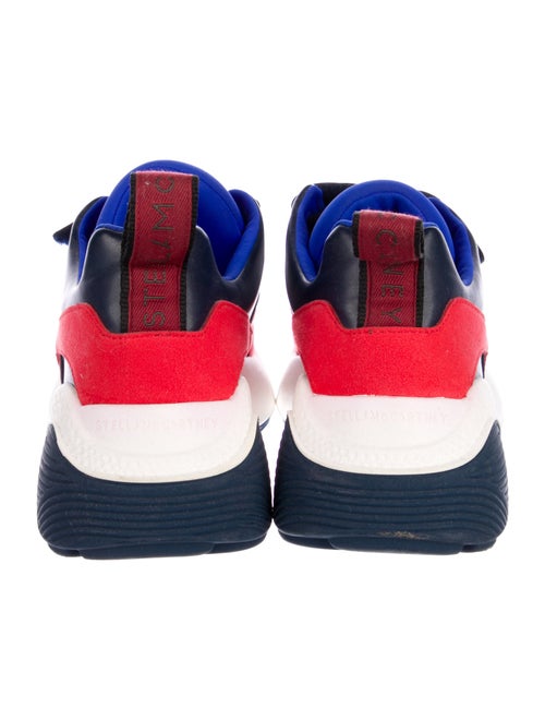 Stella McCartney Vegetarian Leather Colorblock Pattern Chunky Sneakers