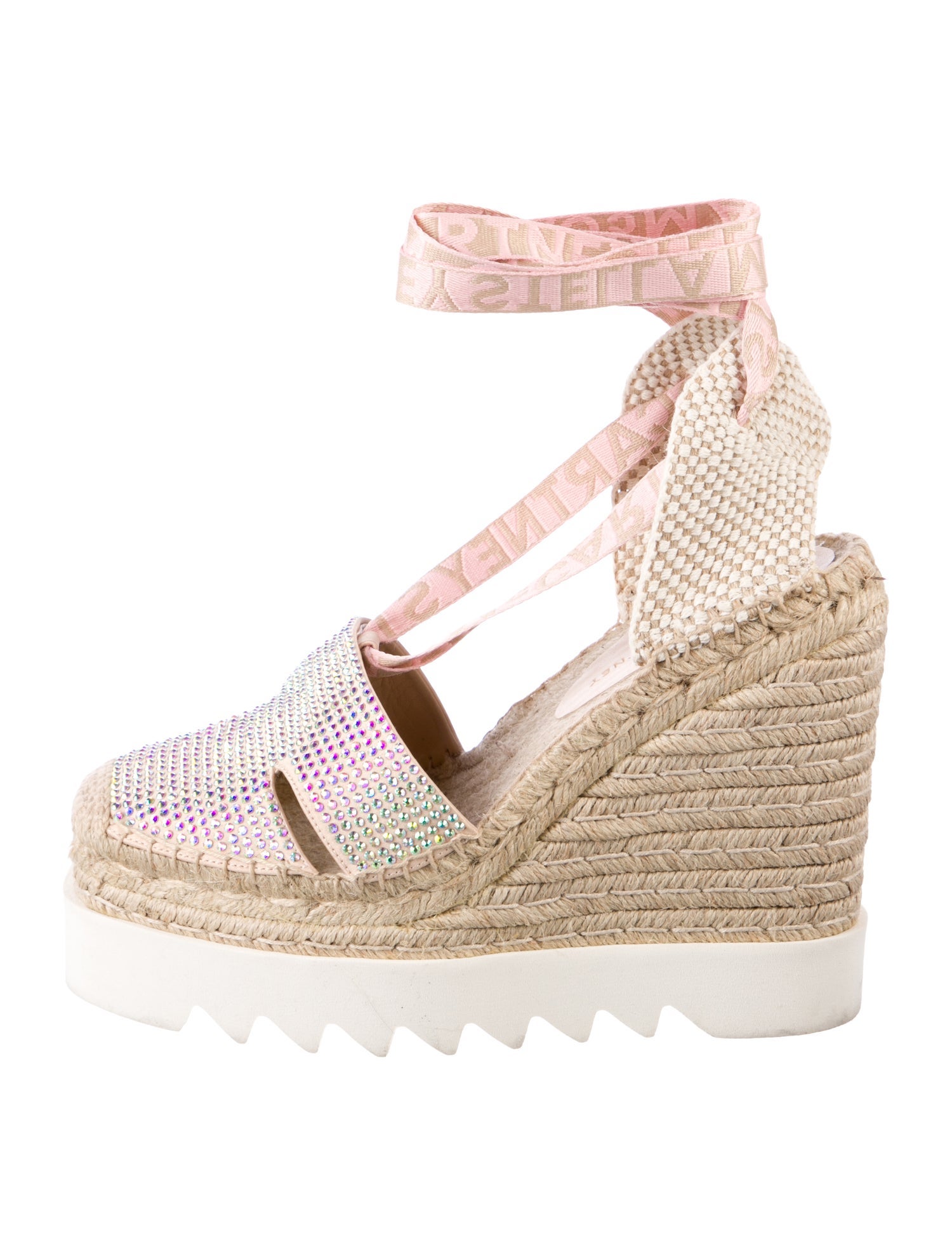 Stella McCartney Crystal Embellishments D'Orsay Pumps