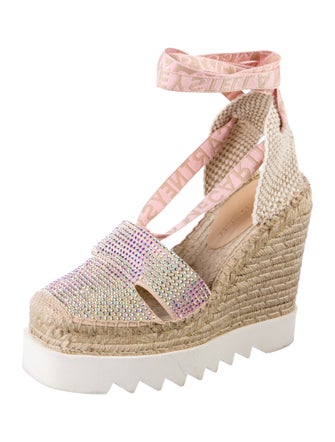 Stella McCartney Crystal Embellishments D'Orsay Pumps