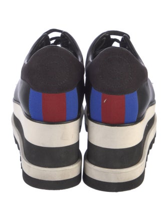 Stella McCartney Leather Wedge Sneakers
