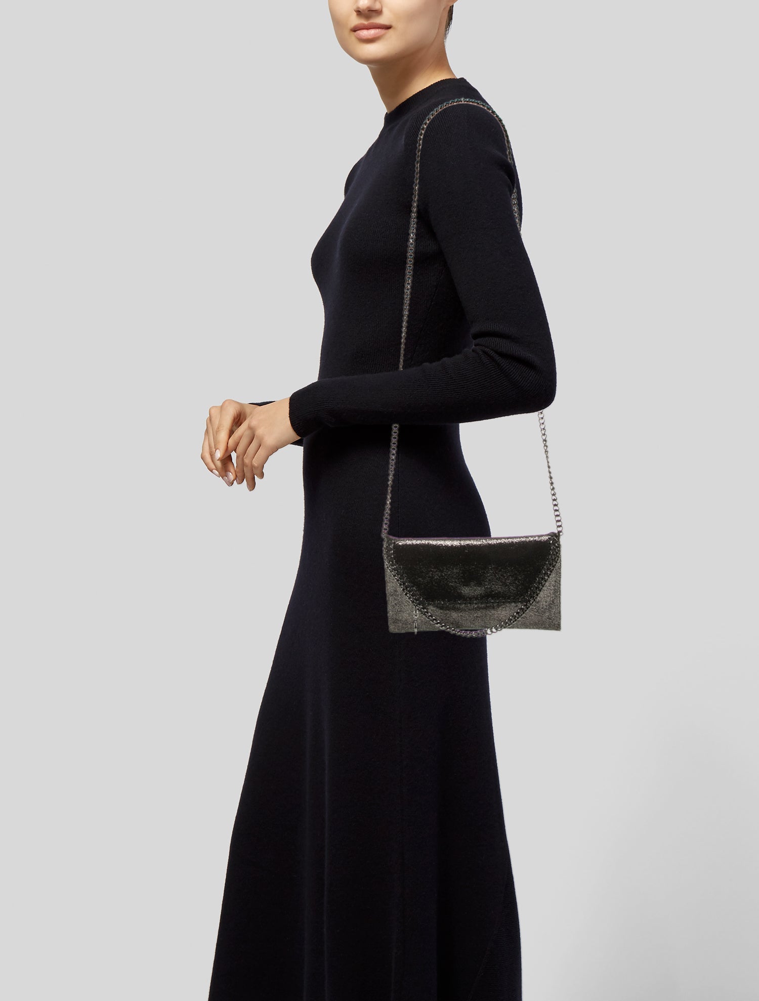 Stella McCartney Vegetarian Leather Clutch