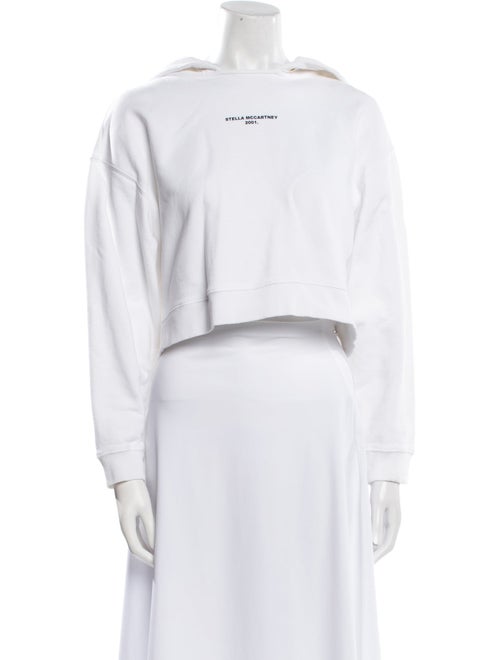 Stella McCartney Graphic Print Crew Neck Crop Top