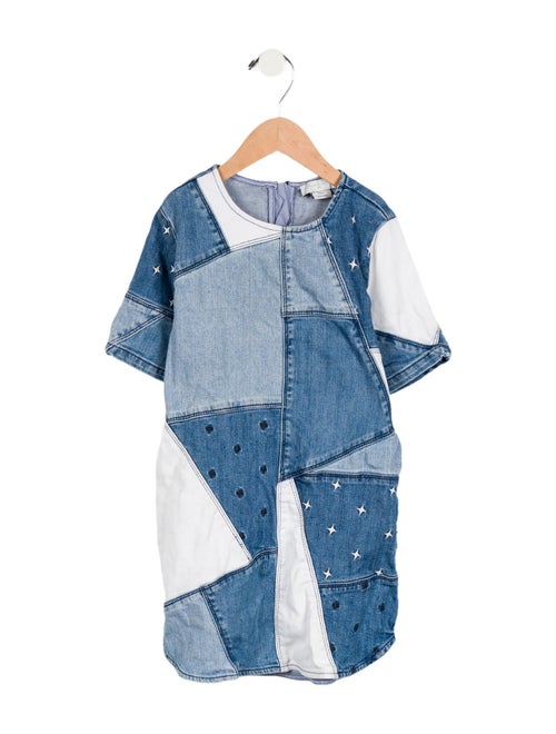 Stella McCartney Girls' Patchwork Denim Dress