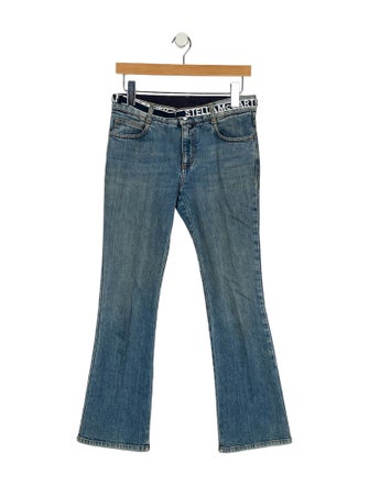 Stella McCartney Mid-Rise Straight Leg Jeans