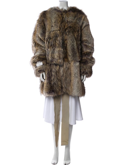 Stella McCartney Faux Fur Faux Fur Coat
