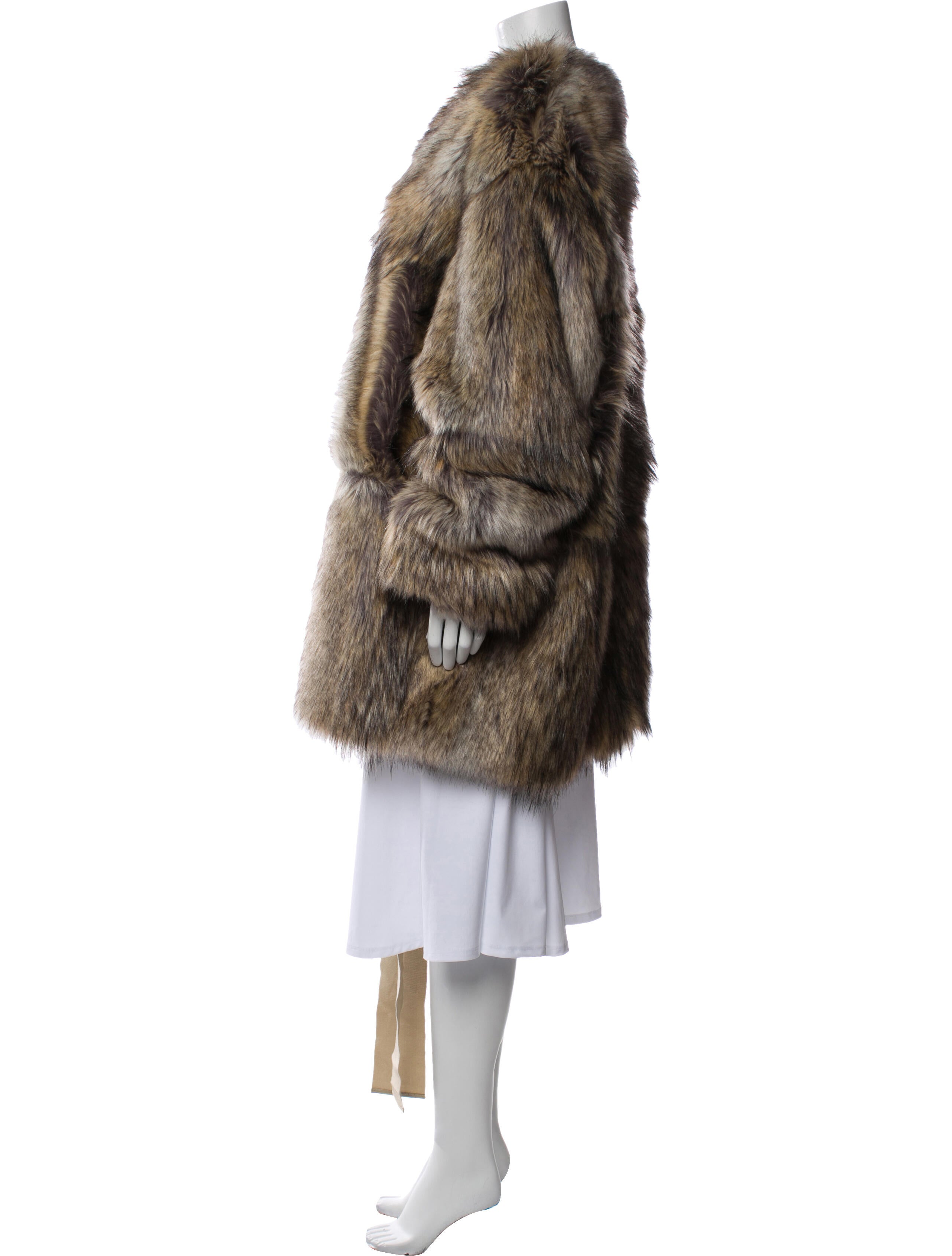 Stella McCartney Faux Fur Faux Fur Coat