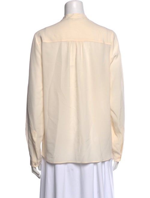 Stella McCartney Silk V-Neck Button-Up Top