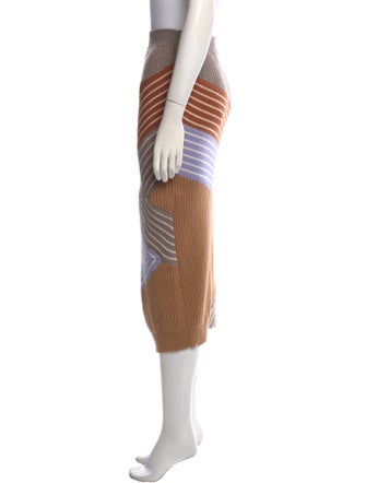 Stella McCartney Virgin Wool Midi Length Skirt