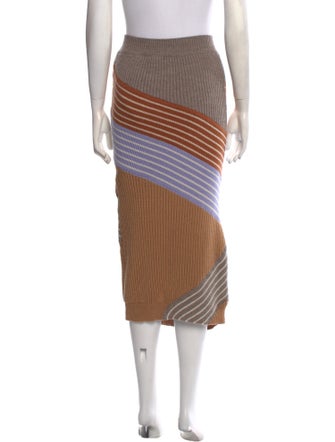 Stella McCartney Virgin Wool Midi Length Skirt