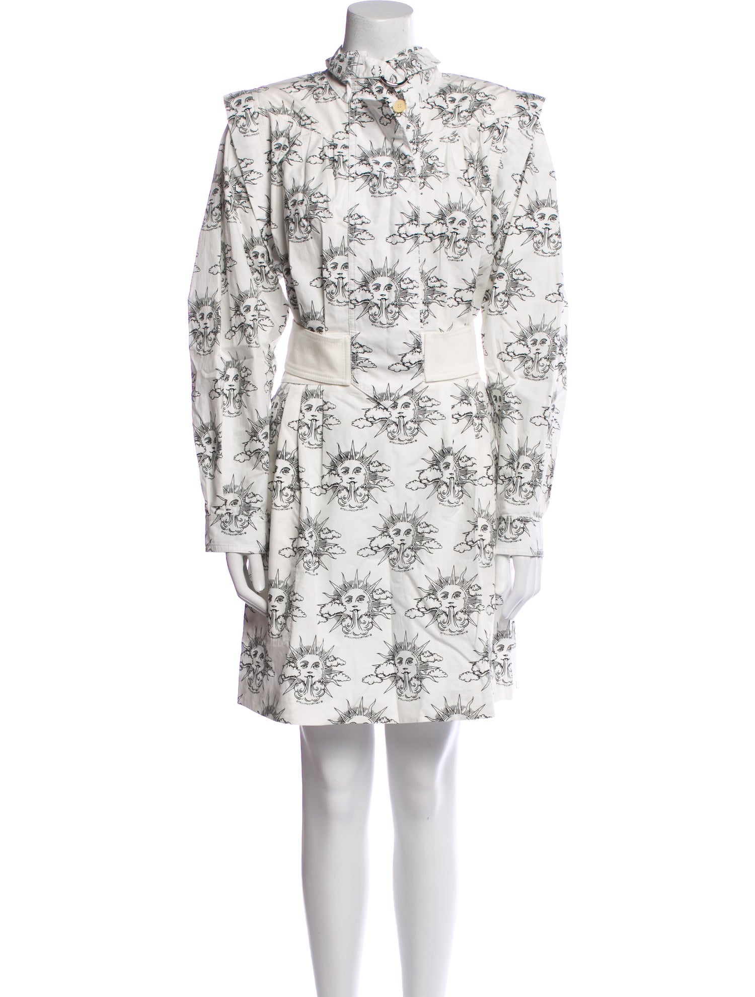 Stella McCartney Floral Print Knee-Length Dress