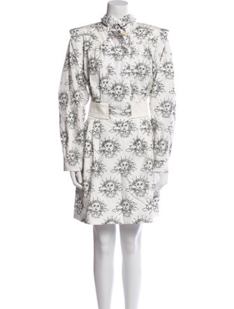 Stella McCartney Floral Print Knee-Length Dress