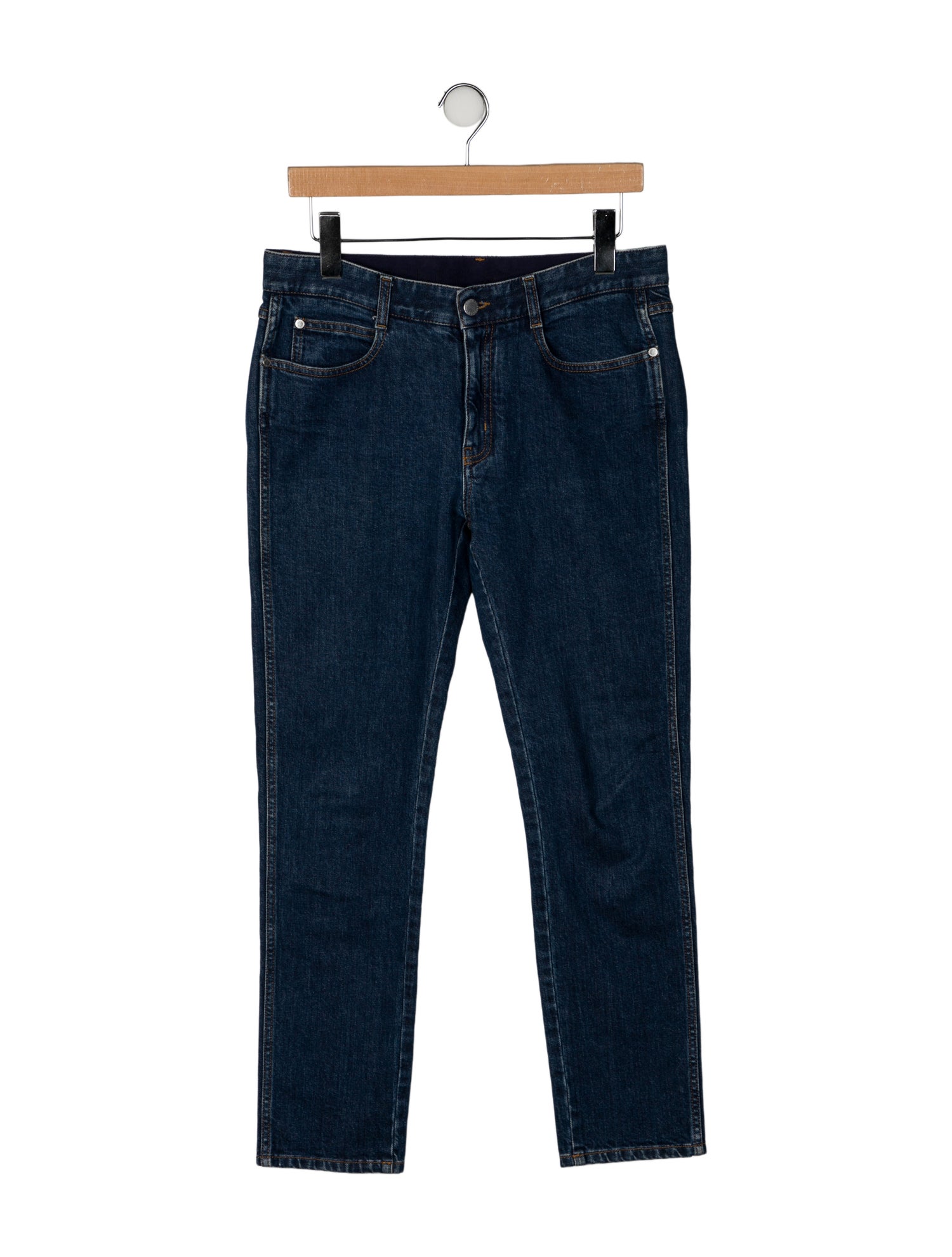 Stella McCartney Mid-Rise Straight Leg Jeans