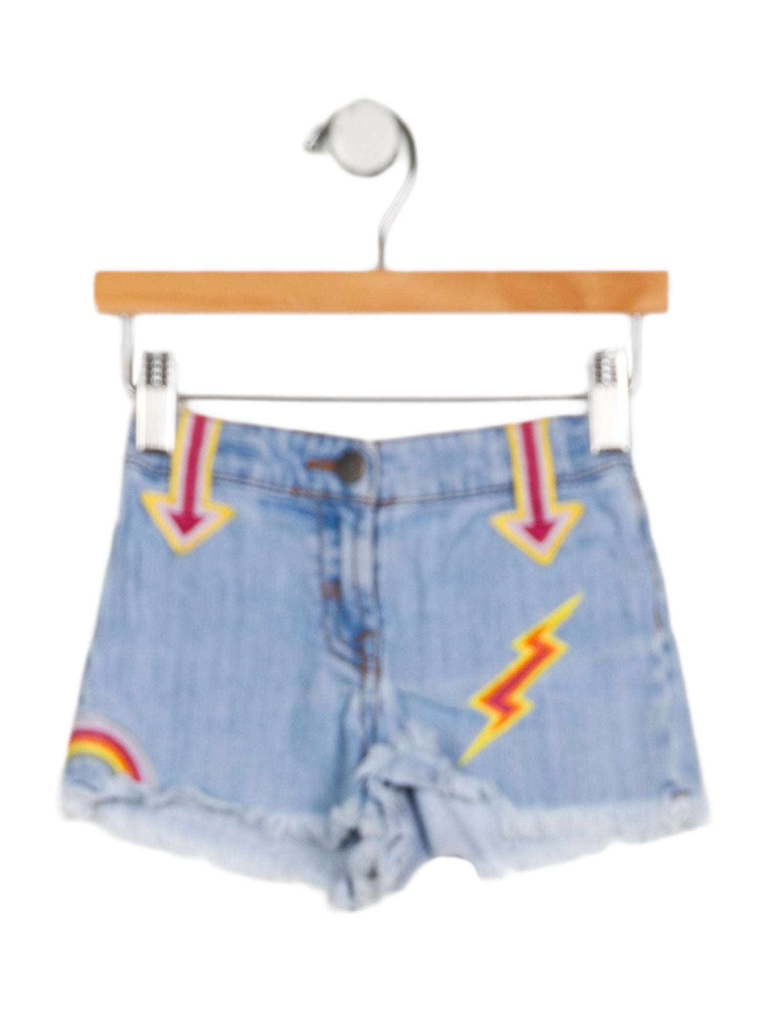 Stella McCartney Toddler Girls' Embroidered Denim Shorts