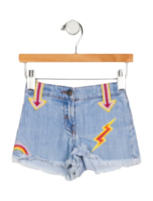 Stella McCartney Toddler Girls' Embroidered Denim Shorts