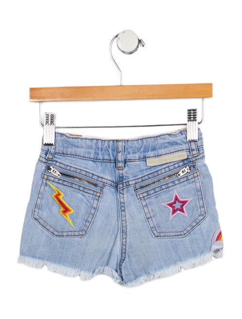 Stella McCartney Toddler Girls' Embroidered Denim Shorts