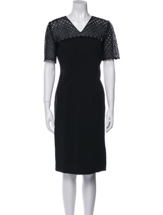 Stella McCartney V-Neck Midi Length Dress