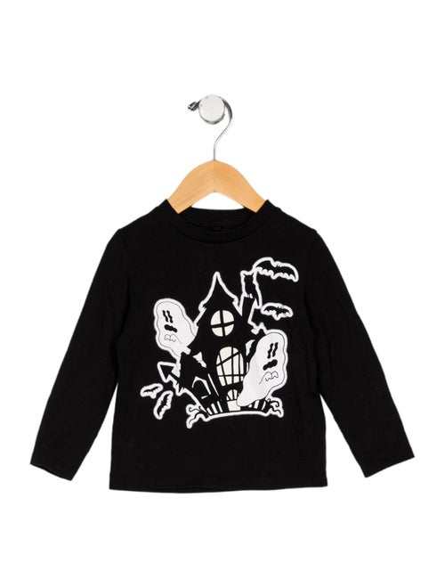 Stella McCartney Toddler Girls Glow-In-The-Dark Graphic Long Sleeve T-Shirt