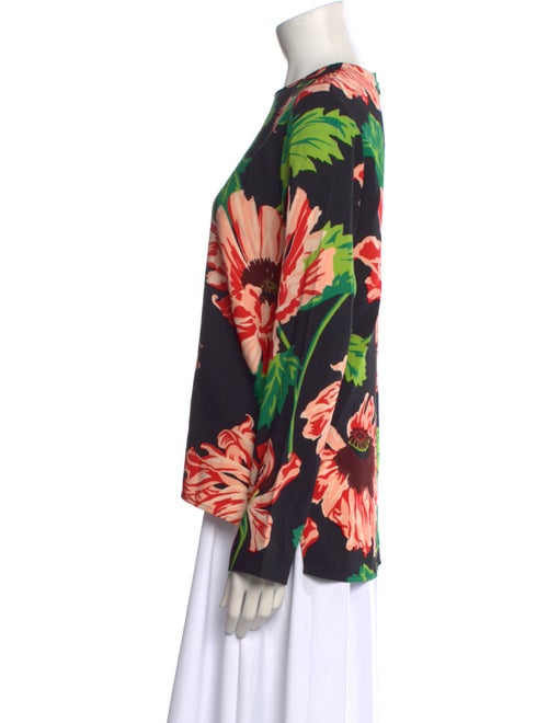 Stella McCartney Floral Print Scoop Neck Blouse