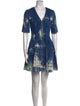 Stella McCartney Tie-Dye Print Mini Dress