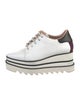 Stella McCartney Leather Wedge Sneakers