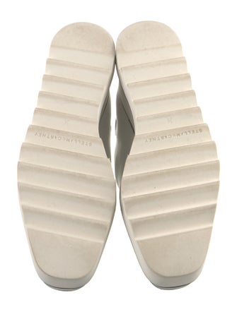 Stella McCartney Leather Wedge Sneakers