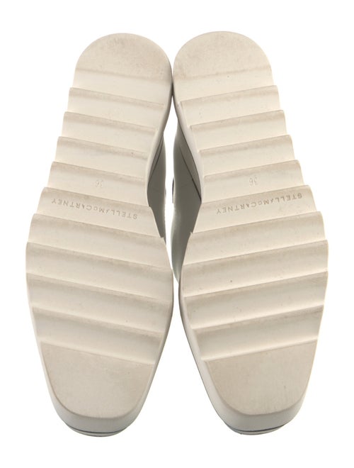 Stella McCartney Leather Wedge Sneakers