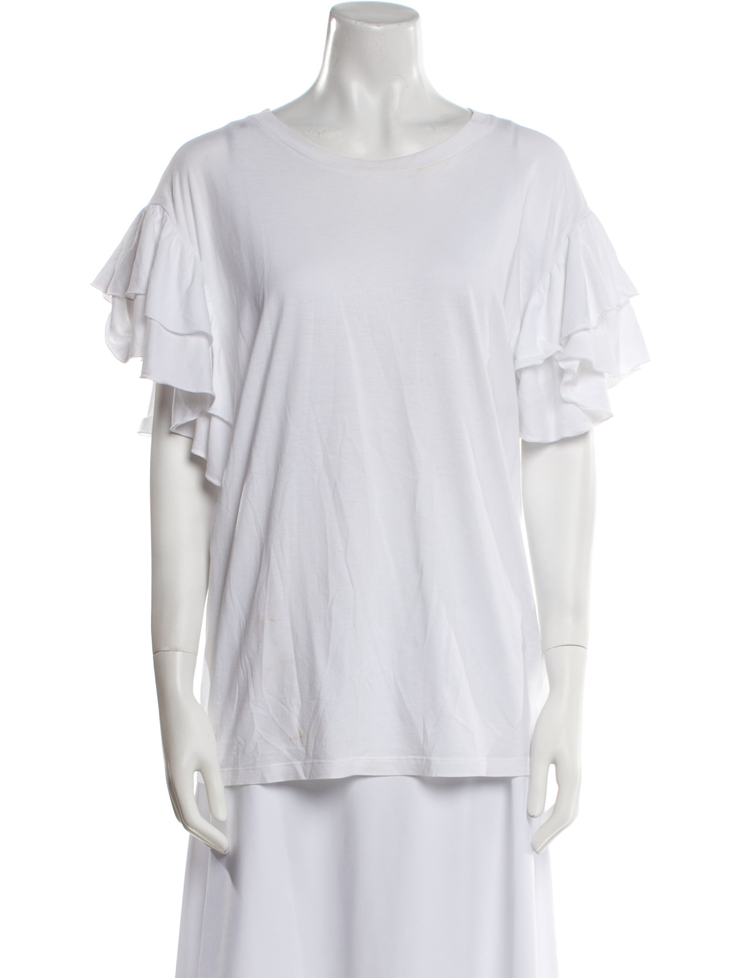 Stella McCartney Scoop Neck Short Sleeve T-Shirt