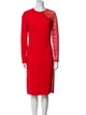 Stella McCartney Crew Neck Midi Length Dress