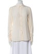 Stella McCartney Silk Long Sleeve Button-Up Top