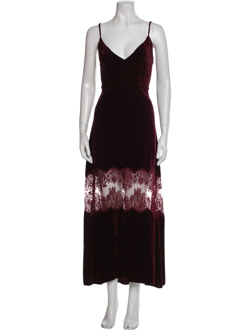 Stella McCartney V-Neck Long Dress