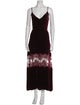 Stella McCartney V-Neck Long Dress