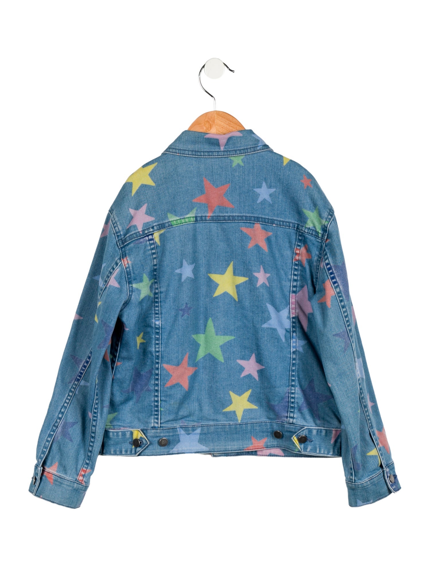Stella McCartney Girls' Star Print Denim Jacket
