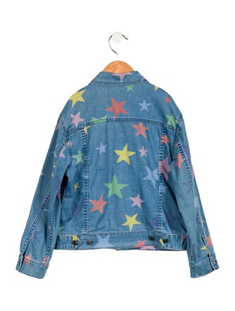 Stella McCartney Girls' Star Print Denim Jacket
