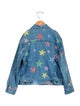 Stella McCartney Girls' Star Print Denim Jacket