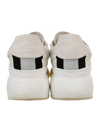 Stella McCartney Suede Graphic Print Sneakers