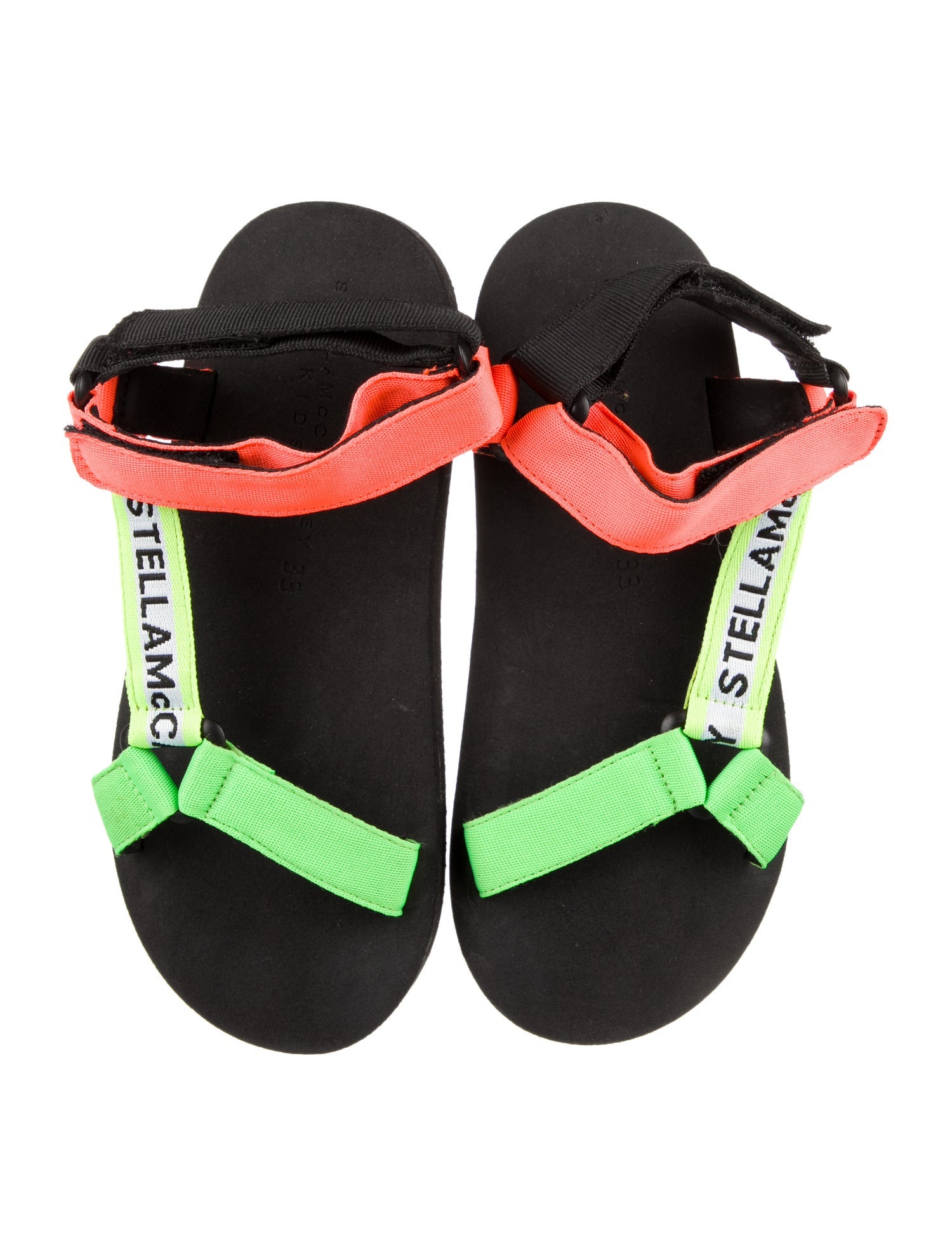 Stella McCartney Girls' Logo Strap Sandals