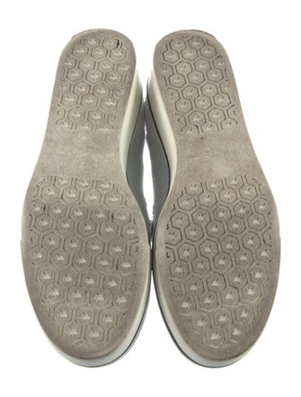 Stella McCartney Denim Wedge Sneakers