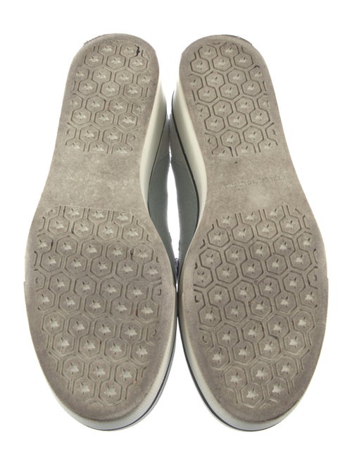 Stella McCartney Denim Wedge Sneakers