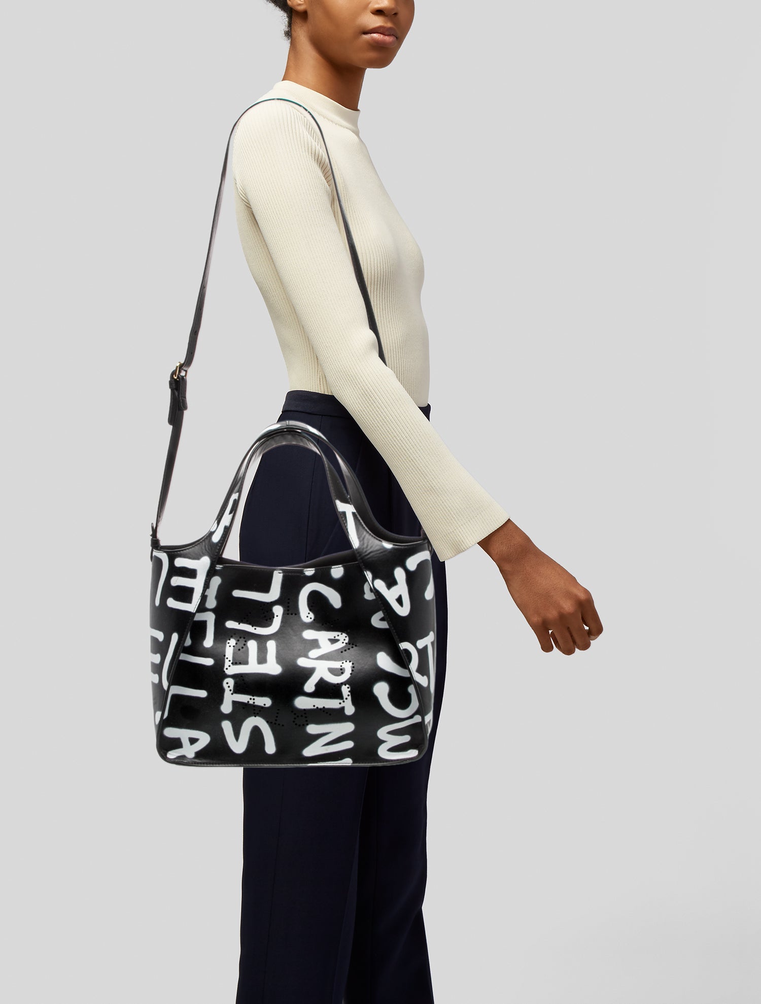 Stella McCartney Vegetarian Leather Top Handle Bag